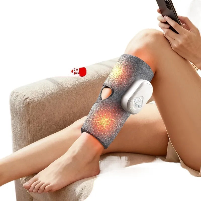 Masajeador Térmico Inteligente de Piernas y Rodillas - Recargable e Inalámbrico